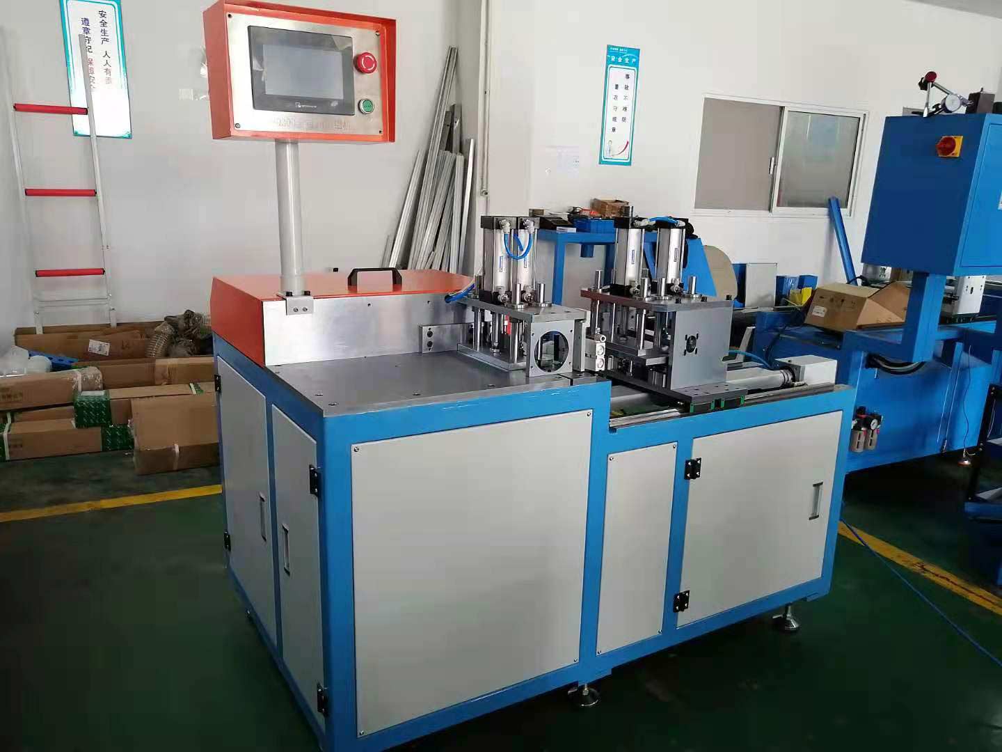 全自動切鋁機SDY-Q300正面圖-2 全自動切鋁機SDY-Q300正面圖-2